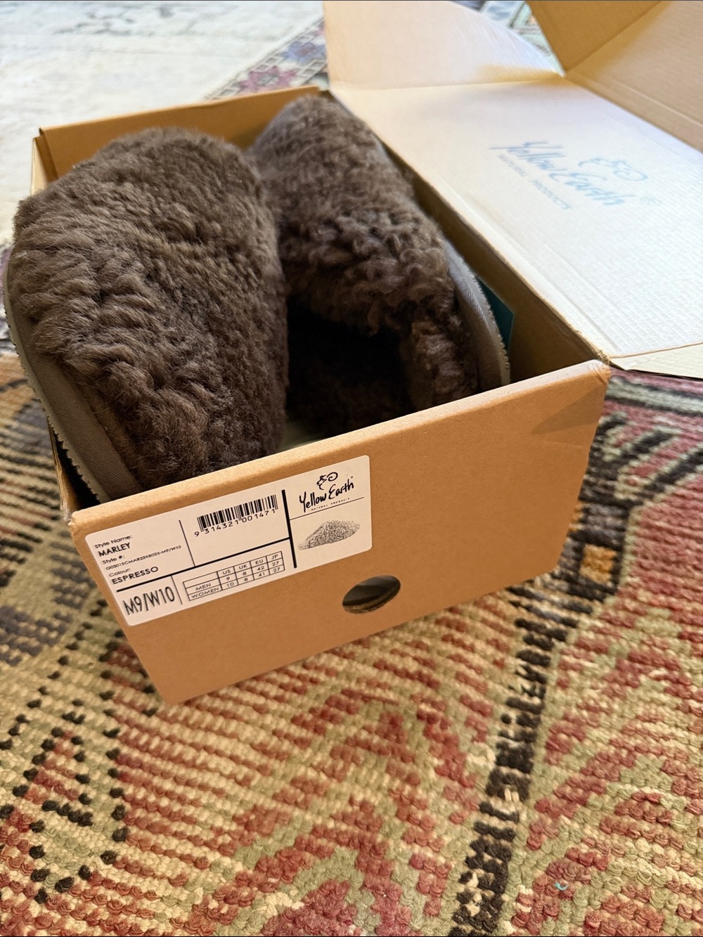 Marley Women's Espresso Fleece Slippers